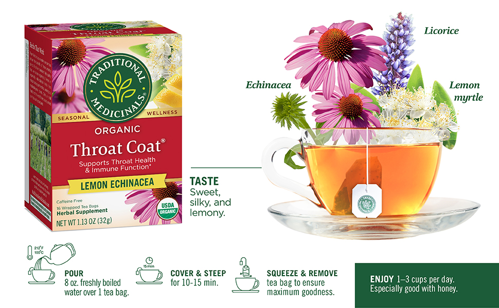 Traditional Medicinals Throat Coat Tea